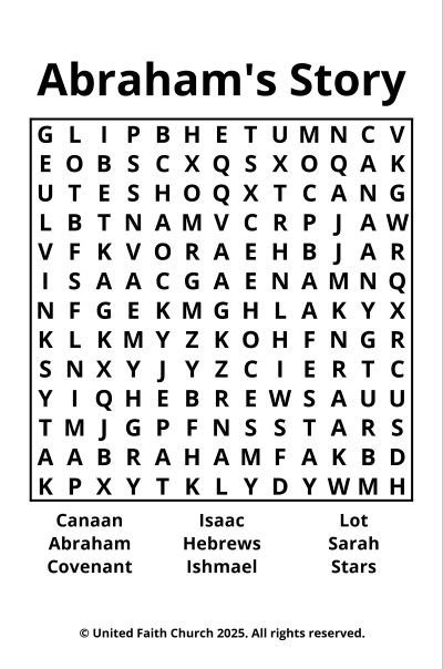 Featured image for “Abraham’s Story Word Search”