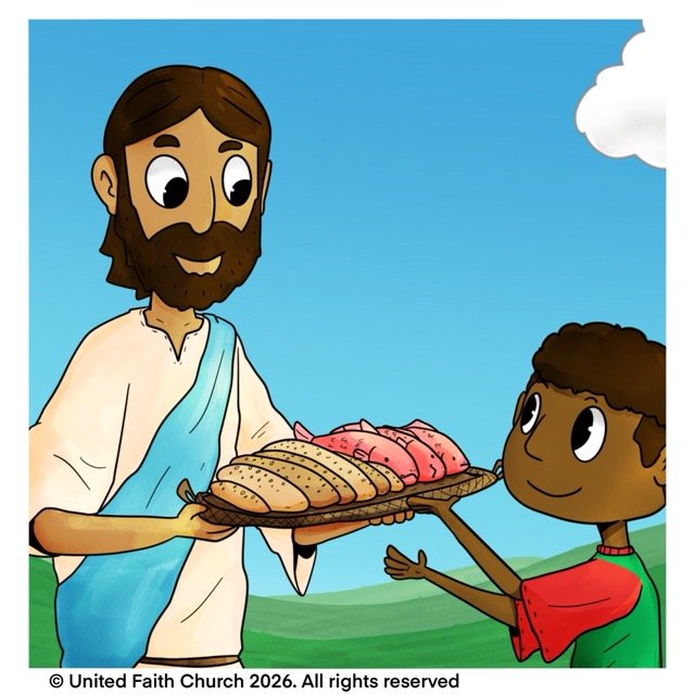 Featured image for “Loaves and Fishes Coloring Page: God Provides”