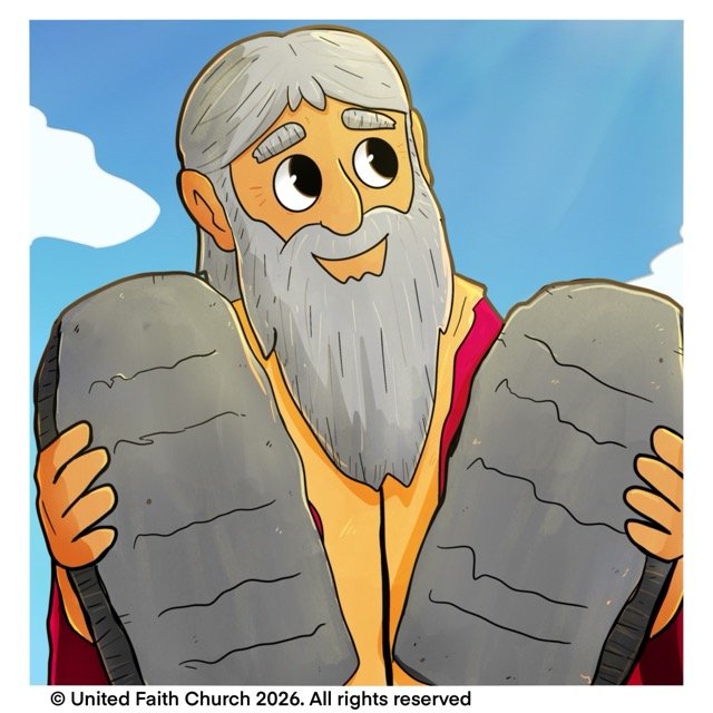 Featured image for “Moses and Ten Commandments Coloring Page: God’s Laws”