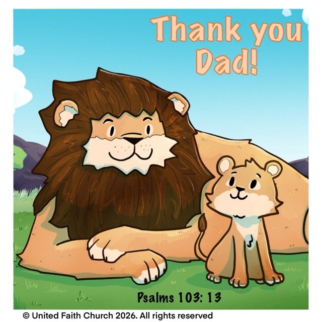 Featured image for “Thank You Dad Lions Coloring Page”