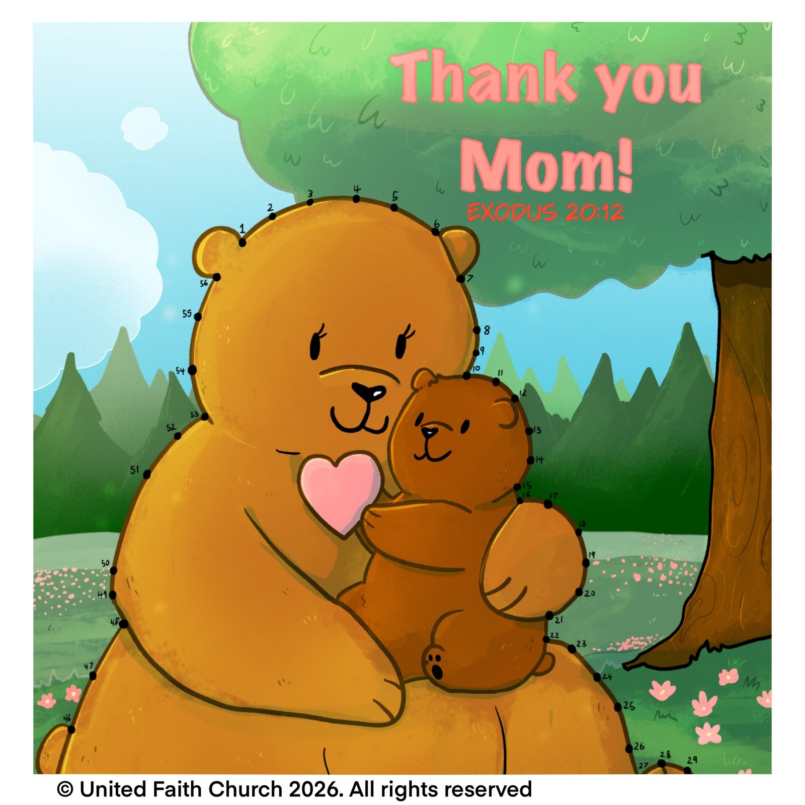 Featured image for “Thank You Mom Connect the Dots”
