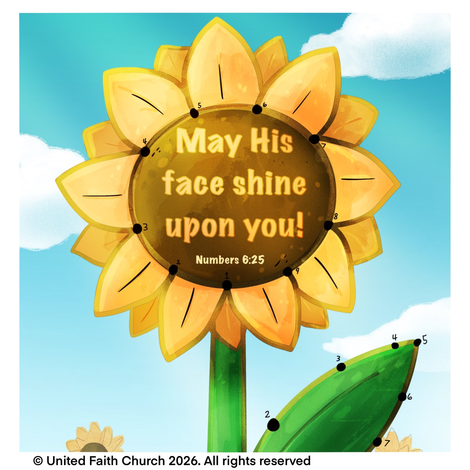 Featured image for “Pre-K-2 Flower and Blessing Connect the Dots”