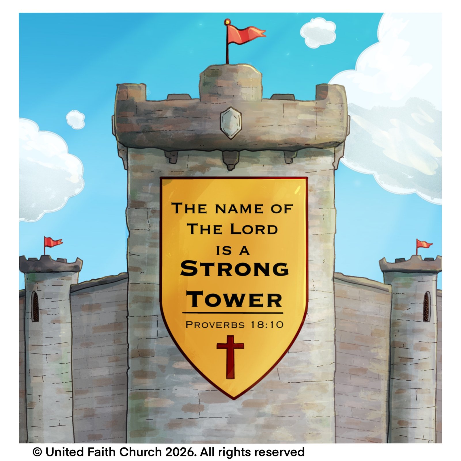 Featured image for “Strong Tower Coloring Page”