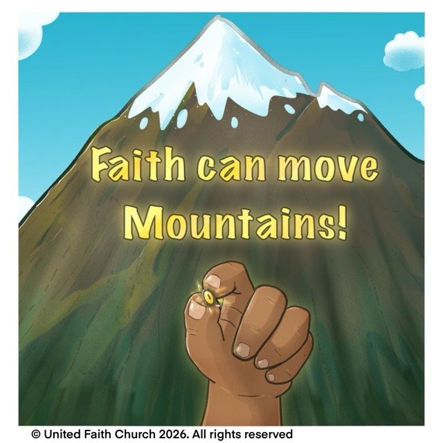Featured image for “Faith Can Move Mountains Coloring Page”