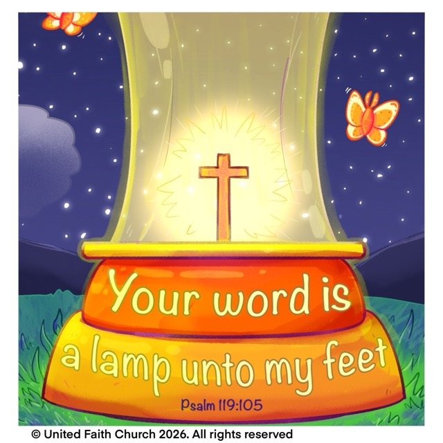 Featured image for “Lamp Unto My Feet Coloring Page”
